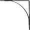 Ekena Millwork Morris Steel Bracket, Antiqued Silver 3"W x 20"D x 20"H BKTM03X20X20MOASV - alternate 7